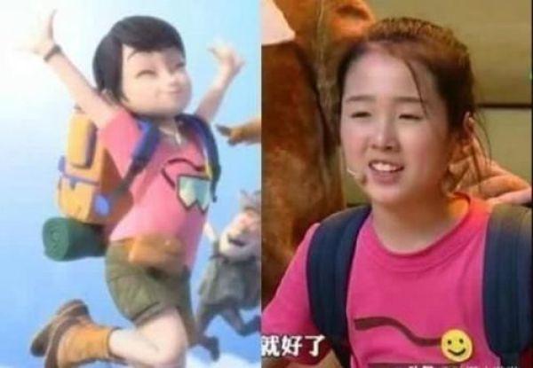 《光头强》变成真人后是什么样的？赵琳毁了，看到这位女主恋爱了