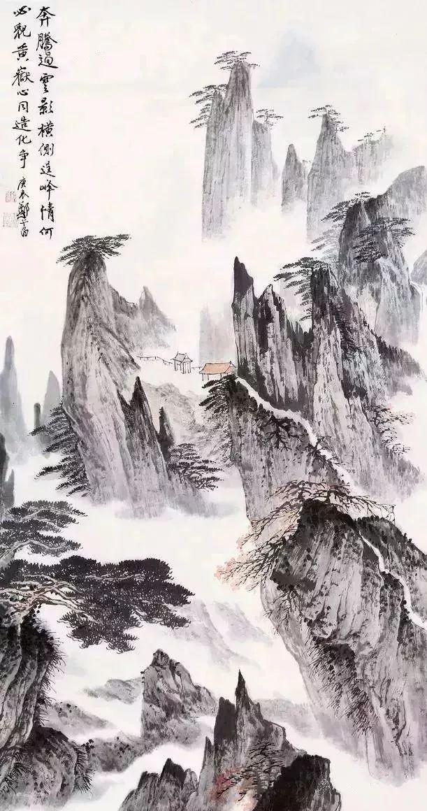 都说画树难画柳，他画的柳却是一大特色——