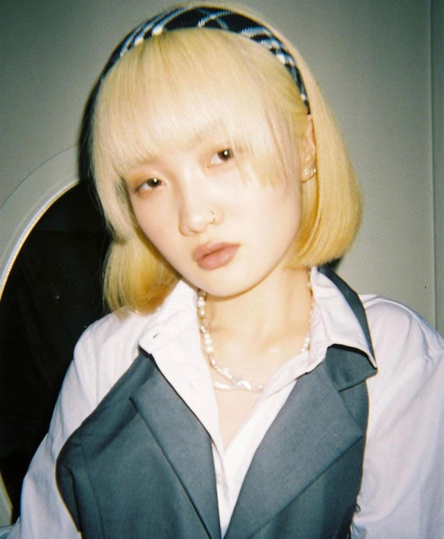 黄色短发，潮啊