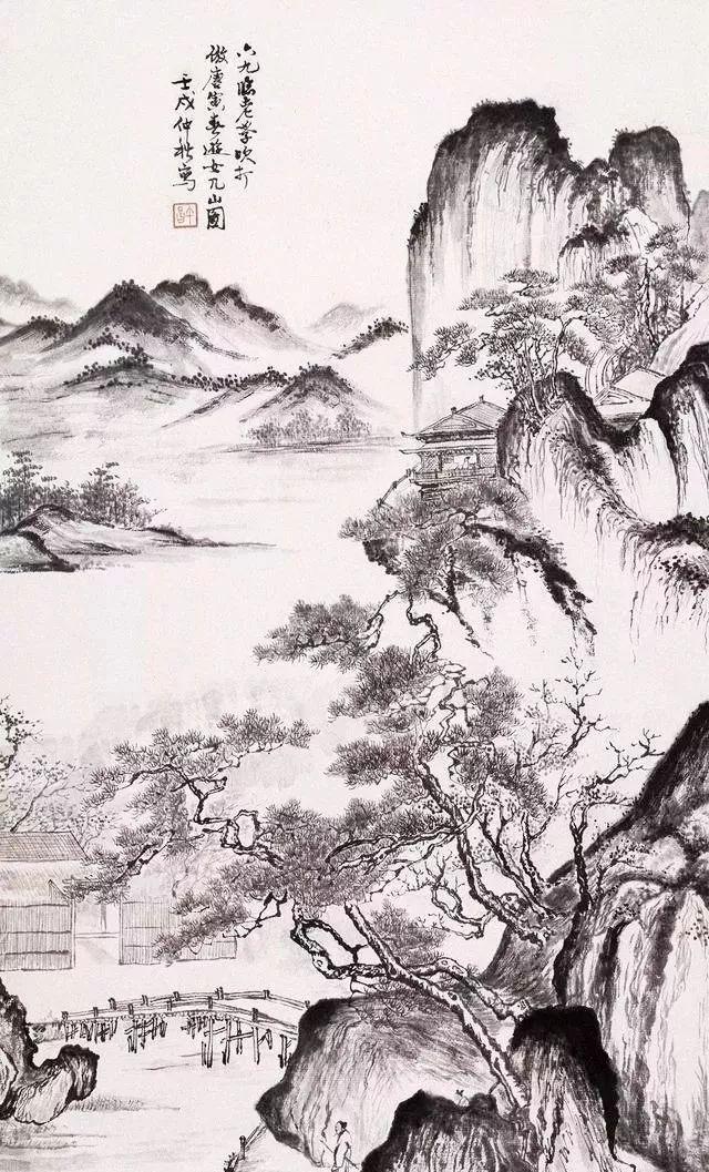 都说画树难画柳，他画的柳却是一大特色——