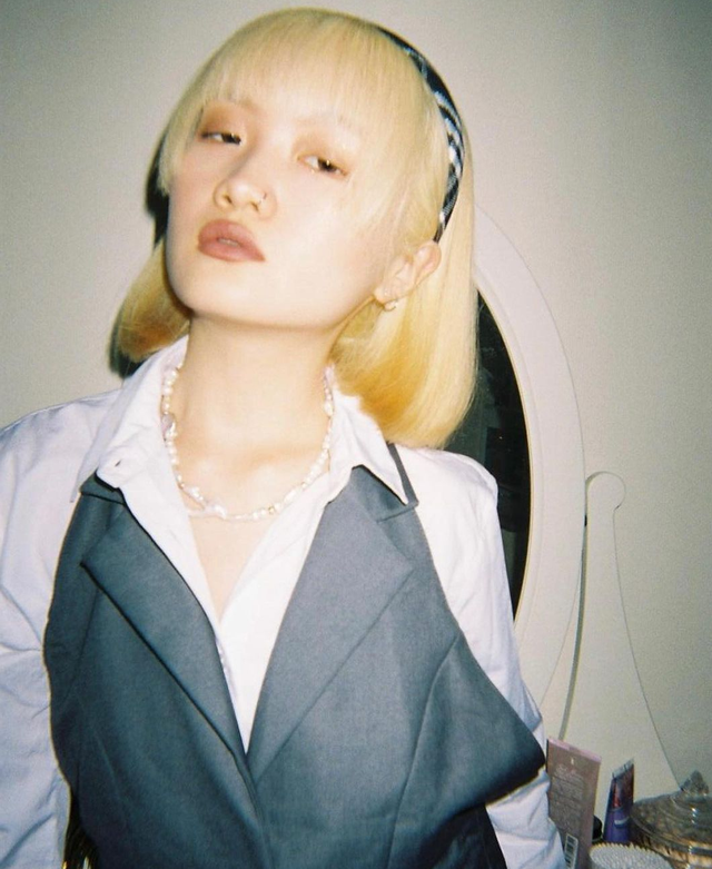 黄色短发，潮啊