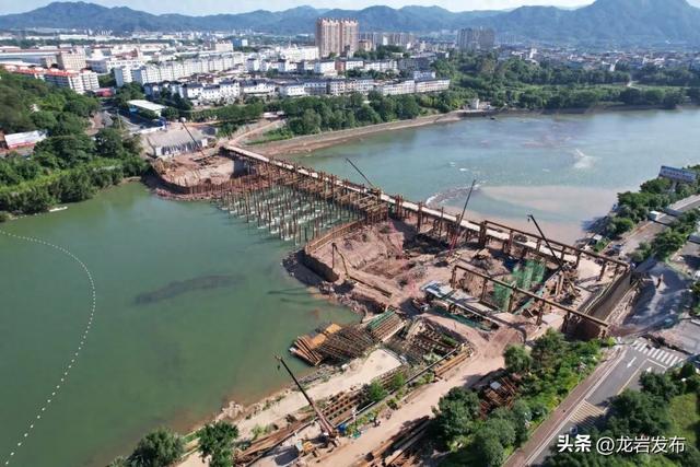 现场一线！今日，聚焦上杭东门大桥改建项目