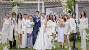 金银玲(又一女星婚礼现场曝光奢华浪漫群星云集，与老公郎才女貌好般配)