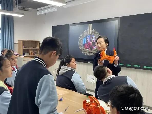 西安高新区第九初级中学开展骨干教师示范课活动