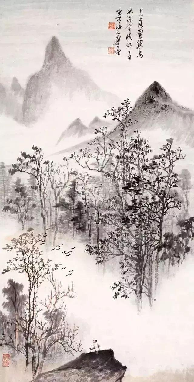 都说画树难画柳，他画的柳却是一大特色——