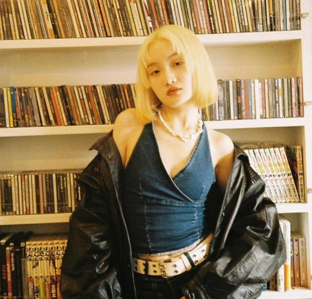 黄色短发，潮啊