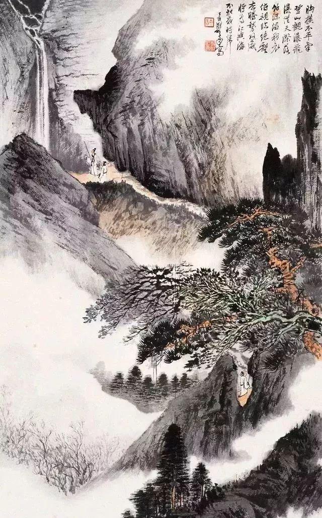 都说画树难画柳，他画的柳却是一大特色——