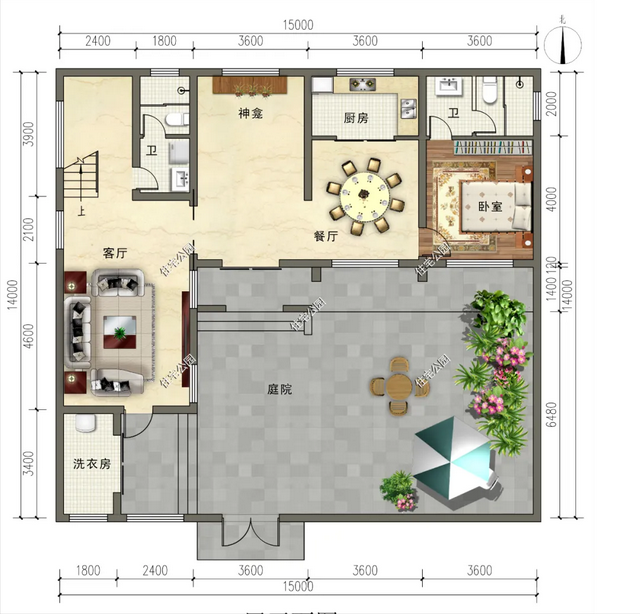 推荐5套带堂屋的农村别墅，农村建房，没有堂屋可不行！