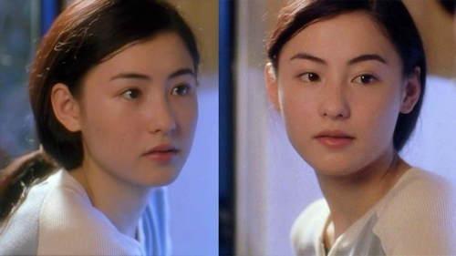 张柏芝晒与弟弟旧照 面容清秀鼻子挺翘