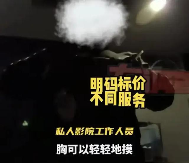 记者暗访陪伴式私人影院,毫无底线!老板不避讳:亲嘴摸胸都可以