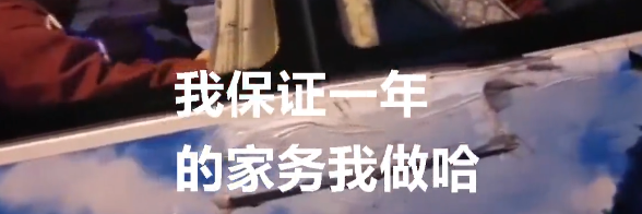 说好包一年家务，结果呢？网友笑疯：男人的嘴啊