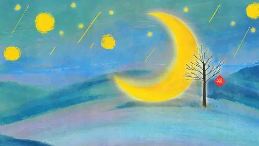 看见月亮想起初恋，一轮清辉寄托几多爱与缠绵