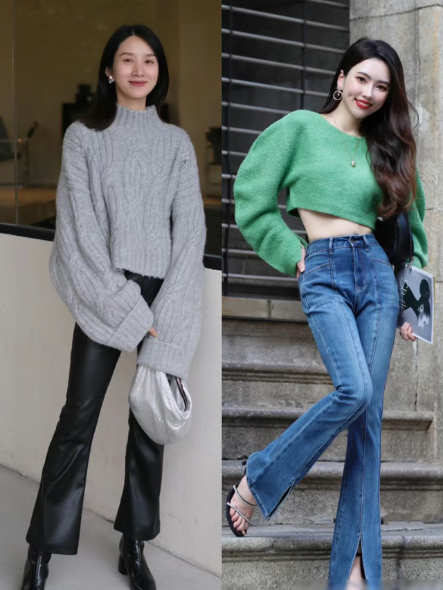“蝙蝠袖毛衣”又火了，配裙子优雅、搭裤子随性，怎么穿都好看！