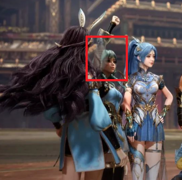 唐门三美bug多，萧萧成元谋人，江楠楠小臂消失，冬儿角度太大胆