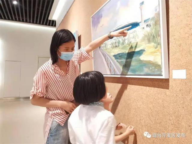 定格城市印迹 烟台开发区举办庆祝中国共产党成立100周年油画展