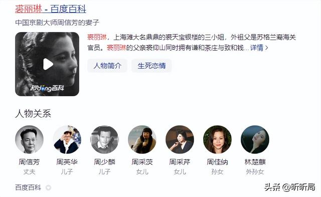 周信芳与裘丽琳二人不仅爱情唯美，所育6子女全是传奇，都有谁？