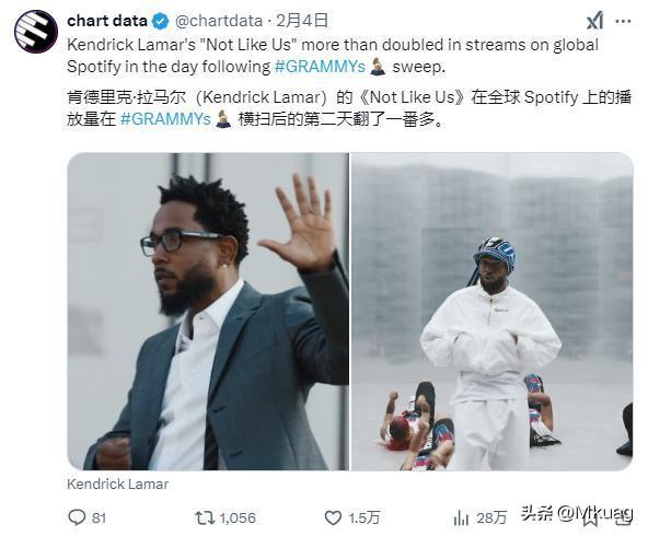 从 Kendrick Lamar 拿五个格莱美奖出发，再聊聊“肯鸭大战”