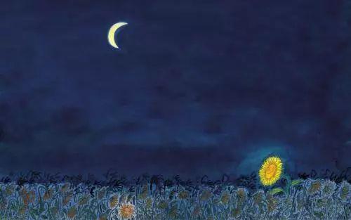 看见月亮想起初恋，一轮清辉寄托几多爱与缠绵