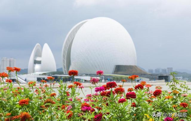 中国唯一建设在海岛上的歌剧院“珠海大剧院”