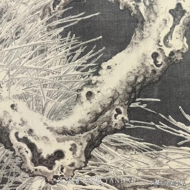 著名画家任重先生近岁佳作《松竹梅联屏》赏析