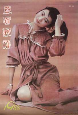 影视红星(挂历欣赏（459）——1988年影视红星)