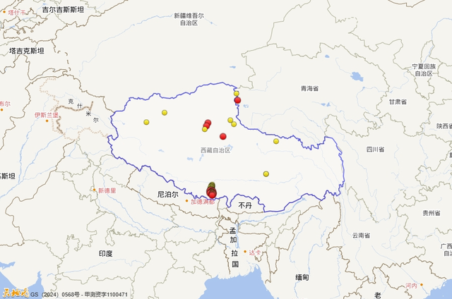 今年以来（截至1月31日），我国共发生三级以上地震158次