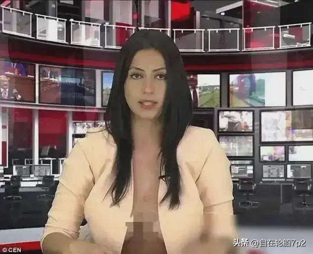 电视台为收视率 女主播们“露球”播报 观众每天都会准时收看