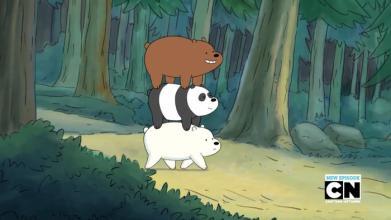 最火不过 we bare bears 里的膝跳反应的片段