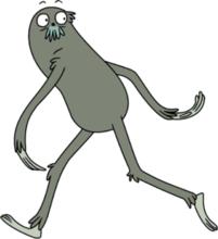 最火不过 we bare bears 里的膝跳反应的片段