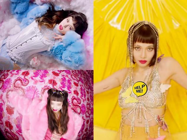 泫雅曝拍摄花絮,高抬腿用脚比心,大波浪卷发优雅蚂蚁腰好细