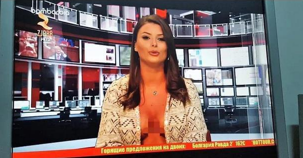 电视台上演内衣消失术,女主播们露球播报,观众每天准时收看!