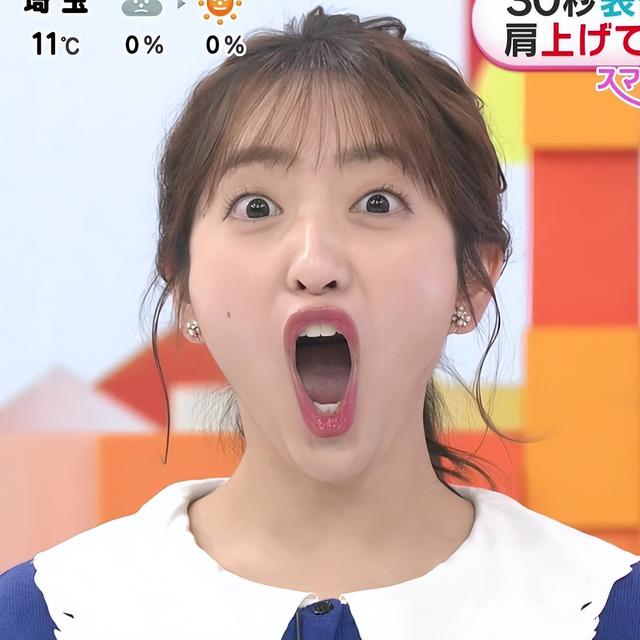 藤本万梨乃，日本美女表情包主持人