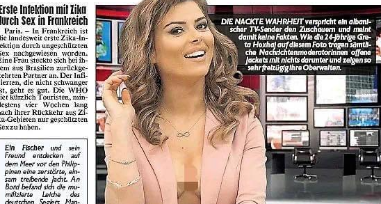 电视台上演内衣消失术,女主播们露球播报,观众每天准时收看!