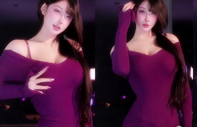 元宵节女主播米娜穿紫色吊带热舞，直言所谓酒后乱都是有预谋的