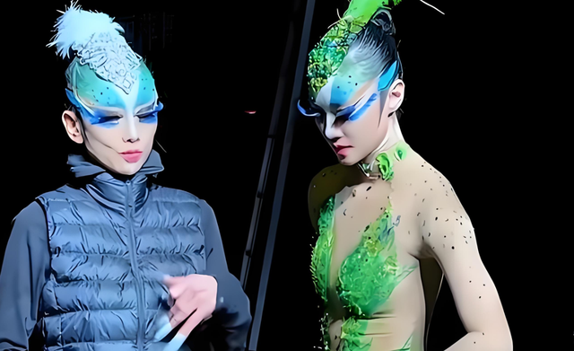 为艺术现身？杨丽萍大胆艺术表演，全裸舞动引热议。