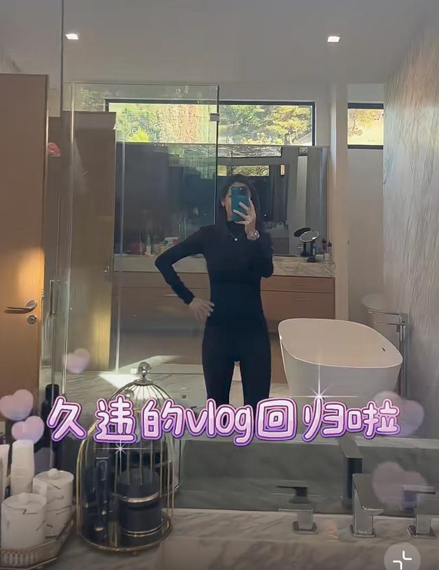 主持人温雅晒三胎满月照，美国豪宅曝光，5岁女儿也在正脸好漂亮