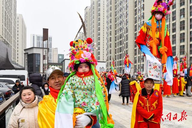 年味浓、民俗热！80架挠阁表演嗨翻全场~