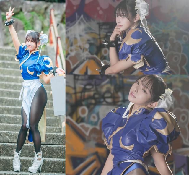 日本妹子COS春丽和不知火舞太还原,玩家表示:3D区用不上了