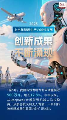 【图解】上半年新质生产力加快发展！来看5个方面进展