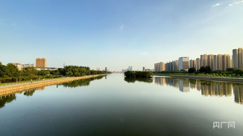 高质量发展看中国丨岸绿景美生态优 汾河两岸披锦绣