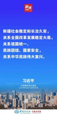 习近平：新疆面临新机遇，要有新作为